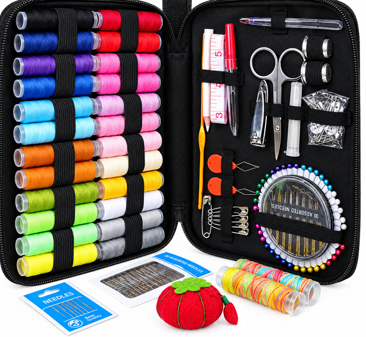 Complete Sewing Kit – 50+ Piece Portable Sewing & Repair Set